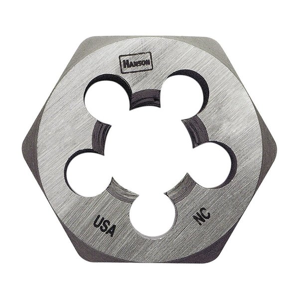 Hanson High Carbon Steel Hexagon 1" Across Flat Die 4-40 NC 9312